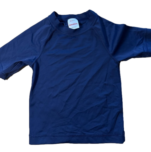 Hanna Andersson Navy Blue Rashguard shirt 2T - Picture 1 of 4